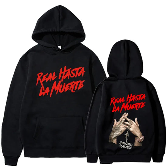 New Rapper Anuel AA Printed Hoodies Men Woman Fashion Hoodie Singer Graphic Printing Sweatshirts for Fans Fleece Streetwear